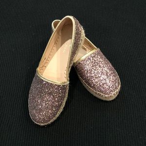Kate Spade sparkle espadrilles